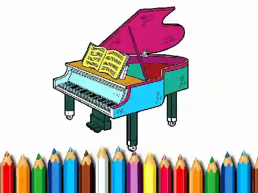 Jeu Back To School: Piano Coloring Book en ligne
