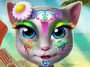 Jeu Kitty Beach Makeup en ligne