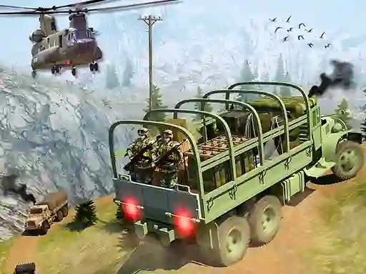 Jeu Army Cargo Transport Driving en ligne