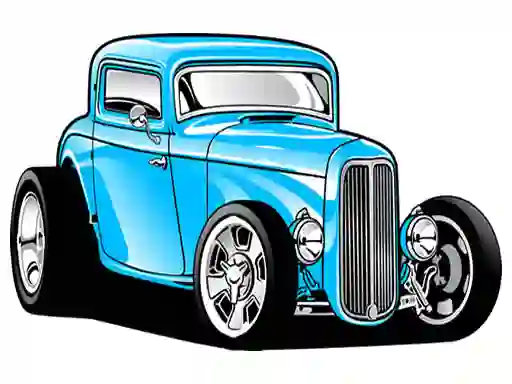 Jeu Hot Rod Coloring en ligne