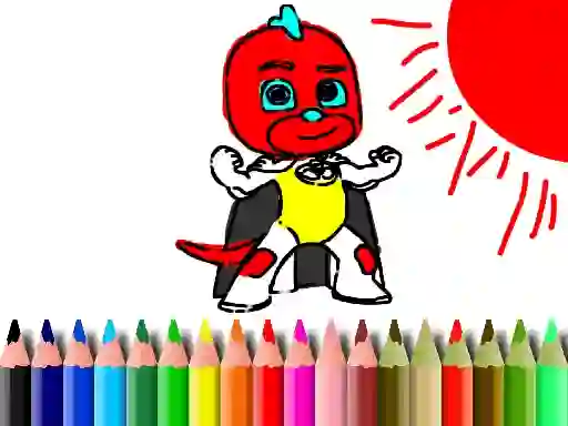 Jeu Back To School: Mask Boy Coloring en ligne