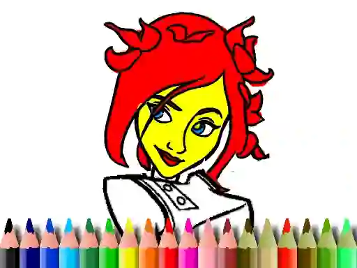 Jeu Back To School: Cute Girl Coloring en ligne