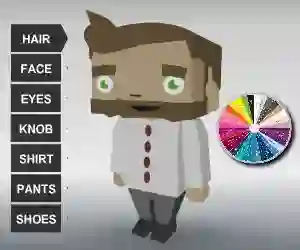 Jeu Coloring Bloxy Boy en ligne