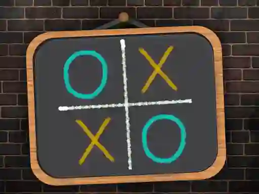 Jeu Tic Tac Toe blackboard en ligne