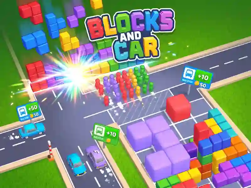 Jeu Blocks and Car en ligne
