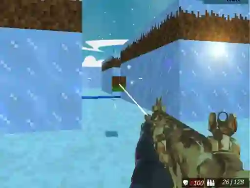 Jeu Blocky Swat Shooting Iceworld Multiplayer en ligne