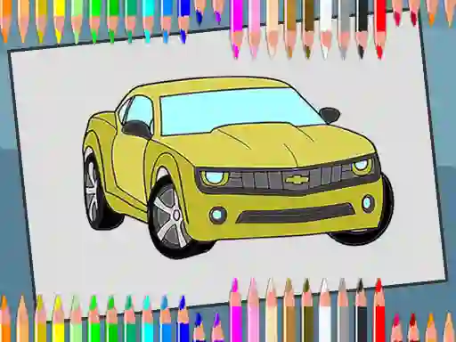 Jeu American Cars Coloring Book en ligne