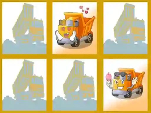 Jeu Dump trucks memory en ligne