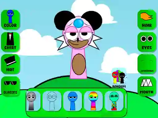 Jeu Sprunki Character Maker OC en ligne