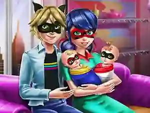 Jeu Dotted Girl Family Day en ligne