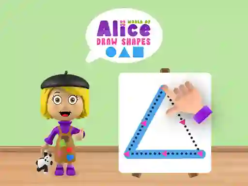 Jeu World of Alice Draw Shapes en ligne