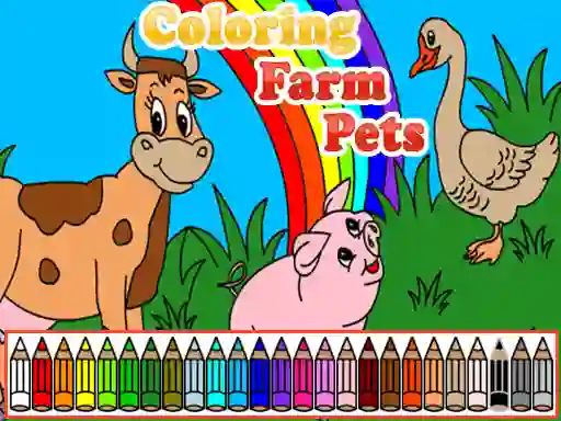 Jeu Coloring Farm Pets en ligne