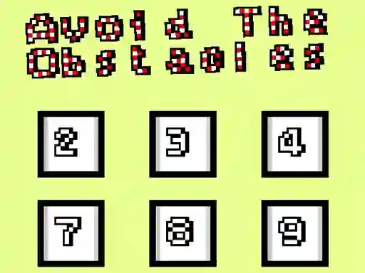 Jeu Avoid the obstacles en ligne
