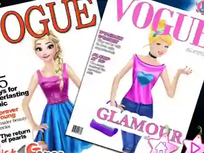 Jeu Princesses On Vogue Cover en ligne