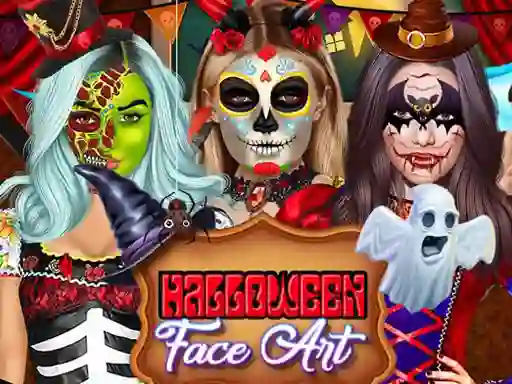 Jeu Kylie Jenner Halloween Face Art en ligne