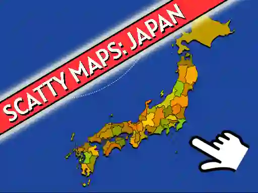 Jeu Scatty Maps Japan en ligne