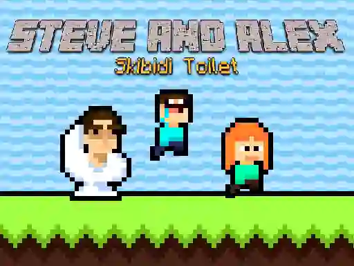 Jeu Steve and Alex Skibidi Toilet en ligne