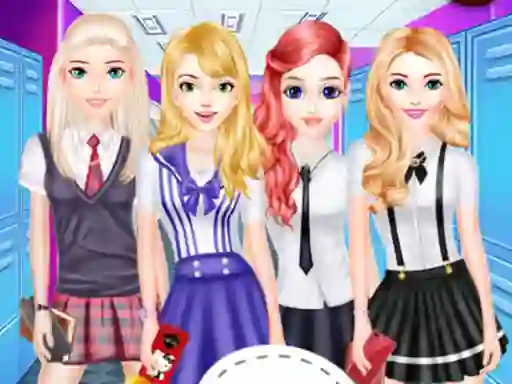 Jeu Girls School Fashion en ligne