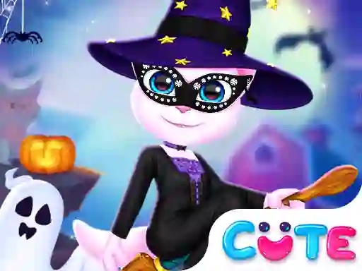 Jeu Cat Girl Halloween Preparation en ligne
