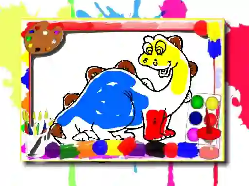 Jeu Dinosaur Coloring Book en ligne