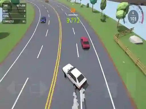 Jeu Polygon Drift: Endless Traffic Racing en ligne