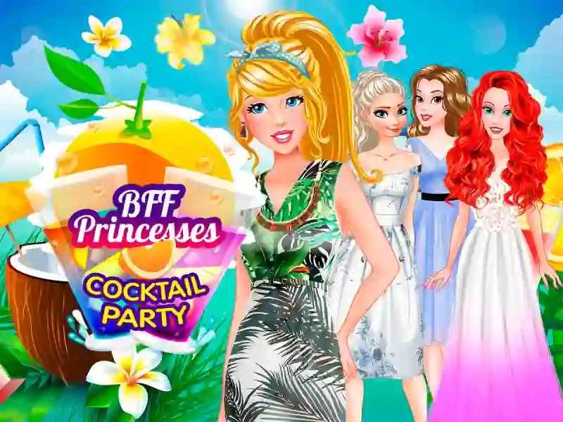 Jeu BFF Princesses Cocktail Party en ligne
