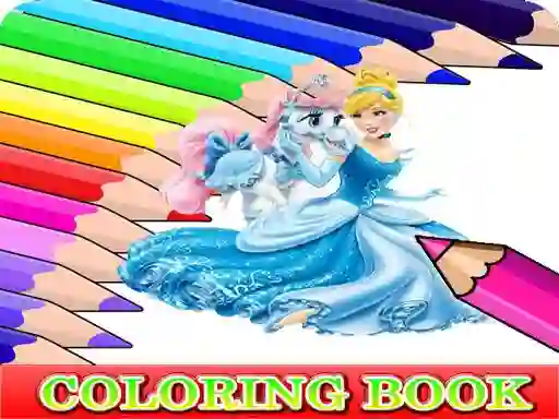 Jeu Coloring Book for Cinderella en ligne