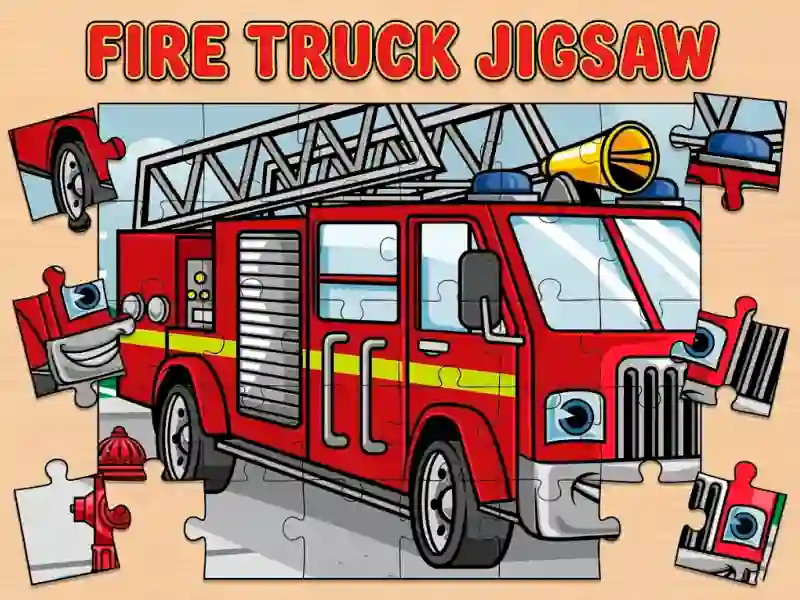 Jeu Fire Truck Jigsaw en ligne