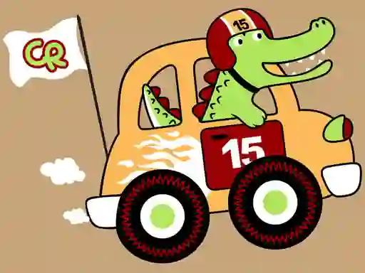 Jeu Fast Racing Cars Coloring en ligne