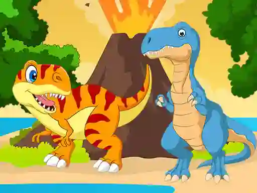 Jeu Dino Jigsaw en ligne