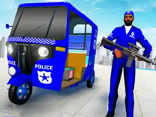 Jeu Police Auto Rickshaw Taxi en ligne