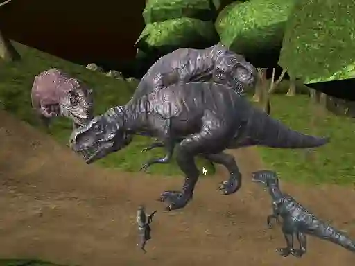Jeu Mightnight Multiplayer Dinosaur Hunt en ligne