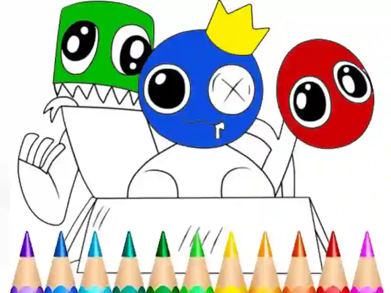 Jeu Rainbow Friends Coloring Book en ligne