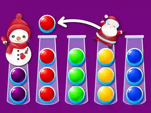 Jeu Ball Sort Xmas en ligne