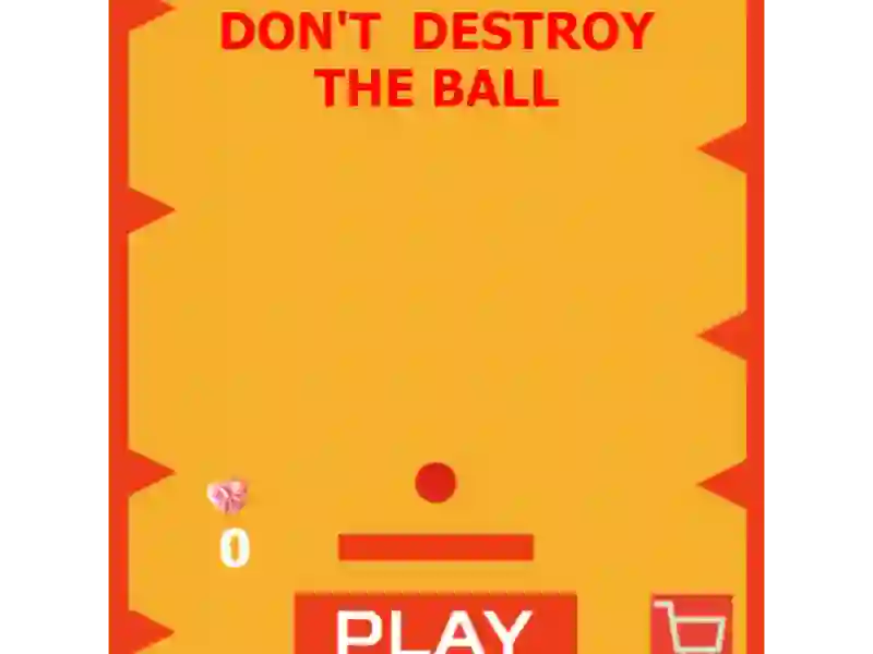 Jeu Don't Destroy The Ball en ligne