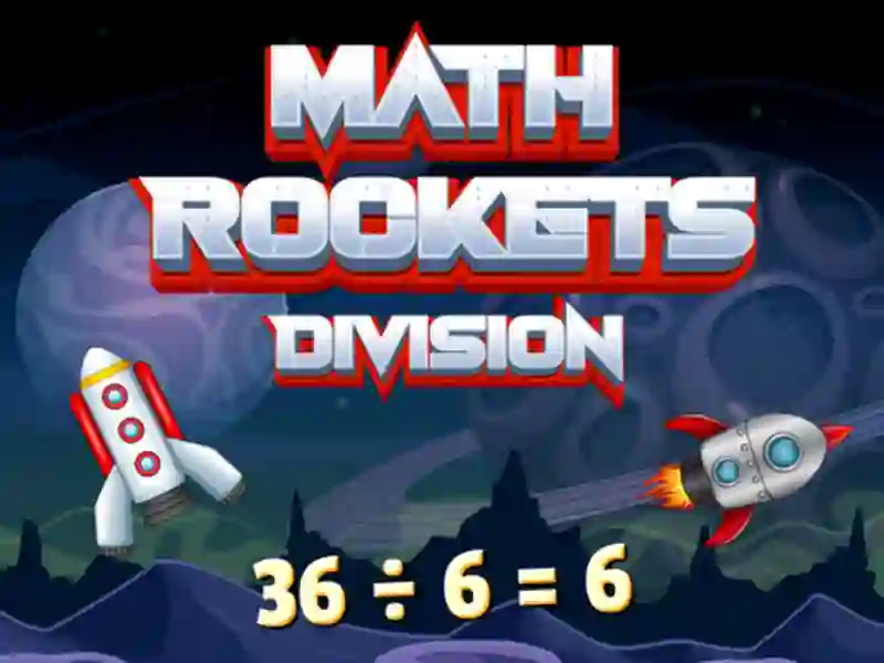 Jeu Math Rockets Division en ligne
