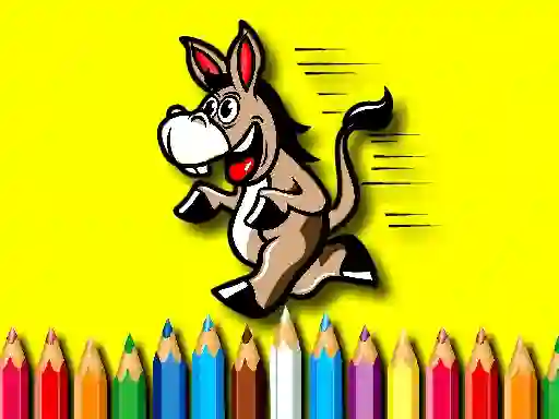 Jeu Back To School Coloring Book Donkey en ligne