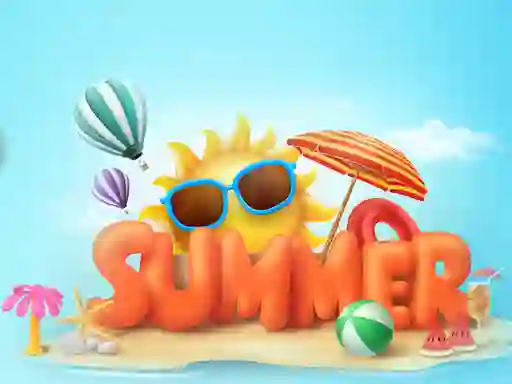 Jeu Happy summer jigsaw puzzle en ligne