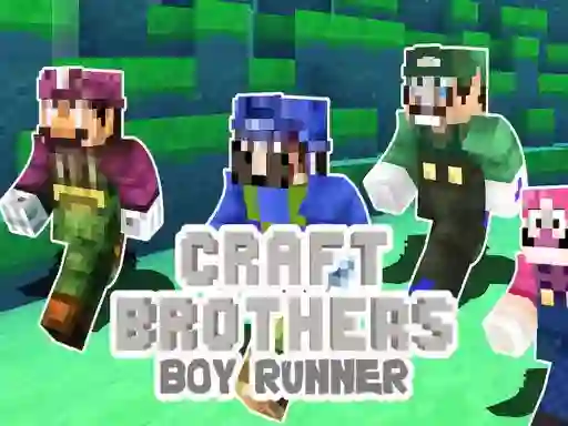 Jeu Craft Bros Boy Runner en ligne