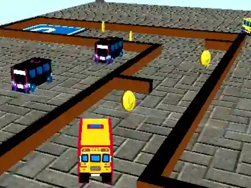 Jeu School Bus 3D Parking en ligne