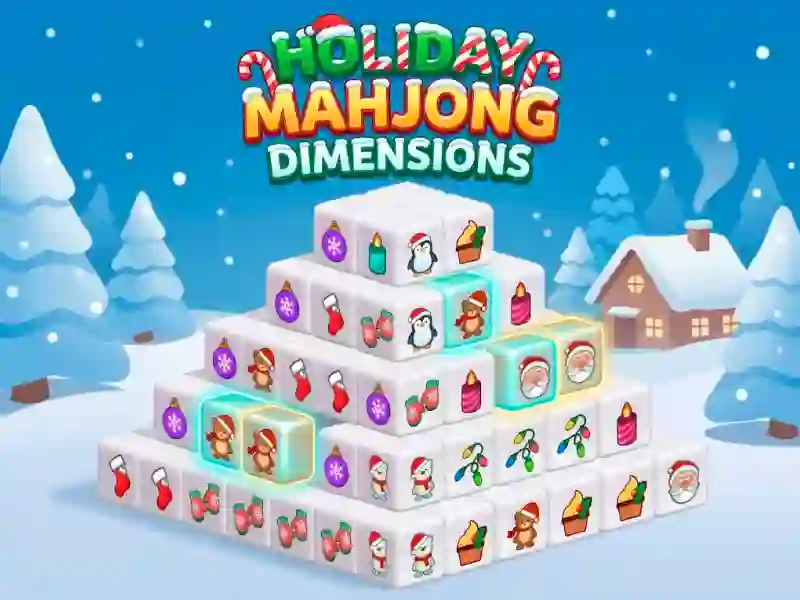Jeu Holiday Mahjong Dimensions en ligne