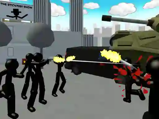 Jeu Stickman City Shooting 3d en ligne