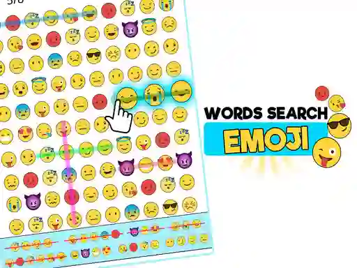 Jeu Word Search Emoji Edition en ligne