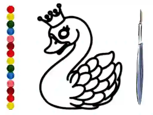Jeu Back To School: Swan Coloring Book en ligne