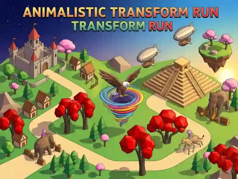 Jeu Animalistic Transform Run en ligne