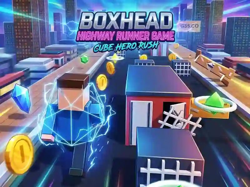 Jeu Boxhead Highway Runner Game en ligne
