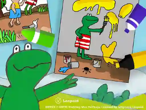 Jeu Coloring Kikker en ligne