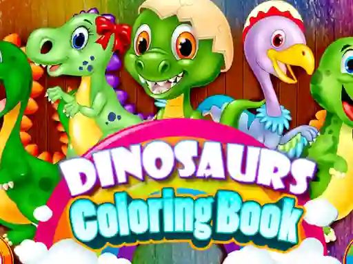 Jeu Dinosaurs Coloring Book en ligne