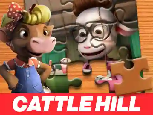 Jeu Christmas at Cattle Hill Jigsaw Puzzle en ligne