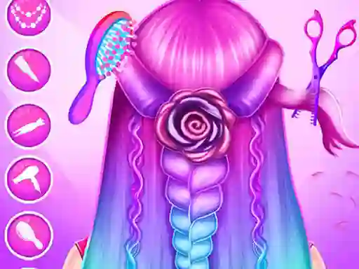 Jeu Braid Hair Salon Girls en ligne